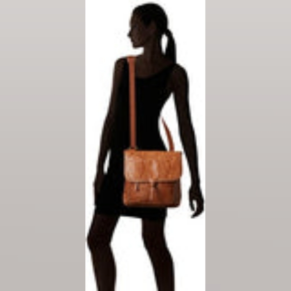 The Sak Ventura Convertible Tan Embossed Leather Backpack main image 10